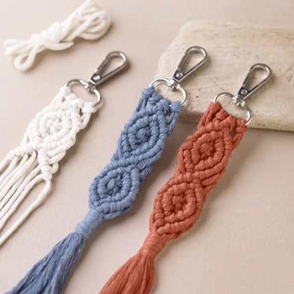Mini Kit DIY Macramé - Porte-clés