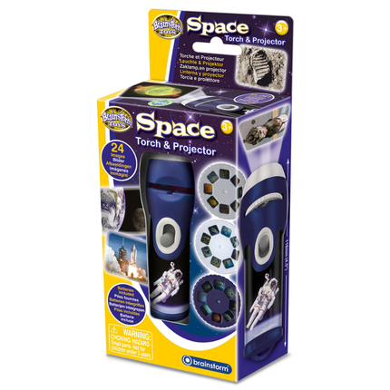 Lampe torche projecteur avec diapositives - Espace