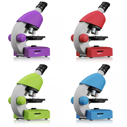 Microscope enfants & juniors avec LED 40×–640×