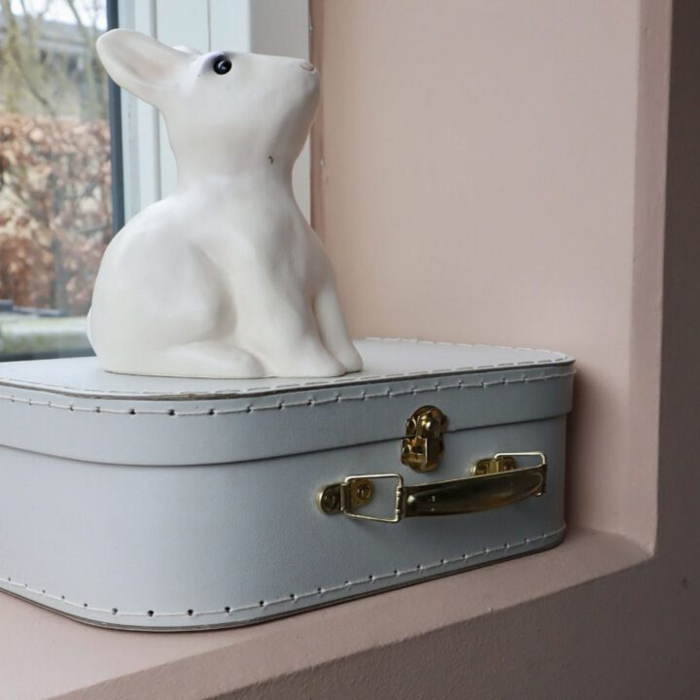 Coffre à jouer 29 x 19 x 10 cm - Gris