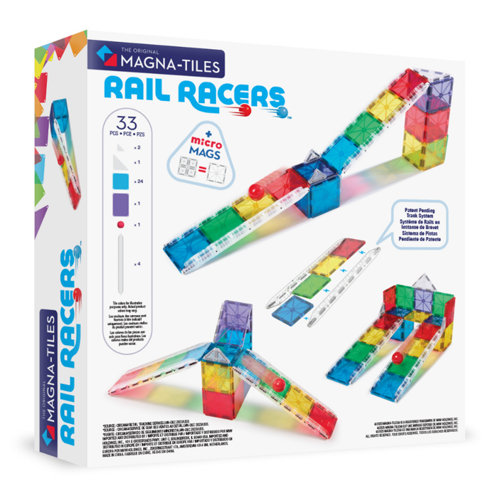 Magna-Tiles - RailRacers Marble Run, 33 pcs