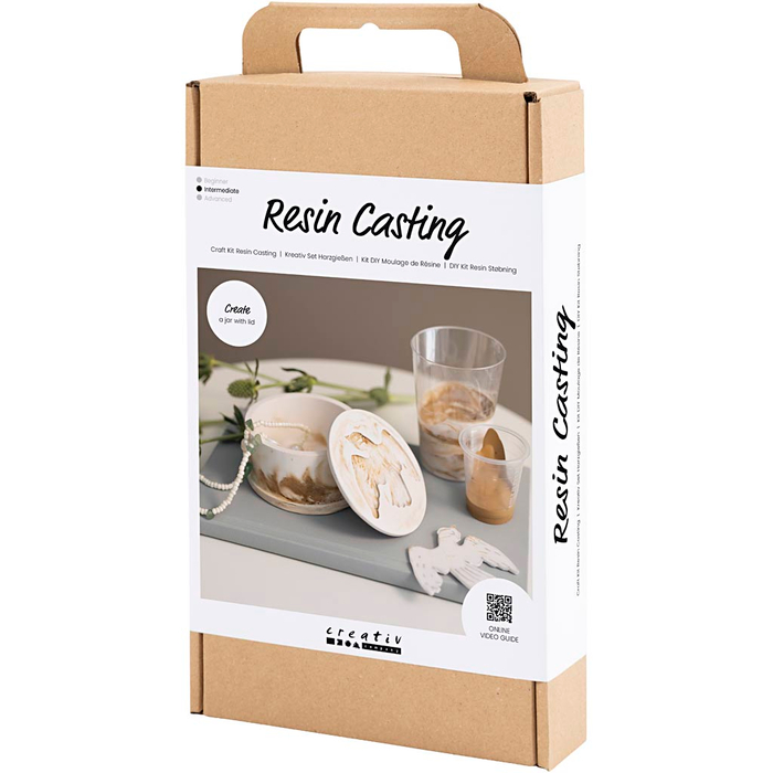 Mini Kit DIY moulage en résine - Pot + couvercle