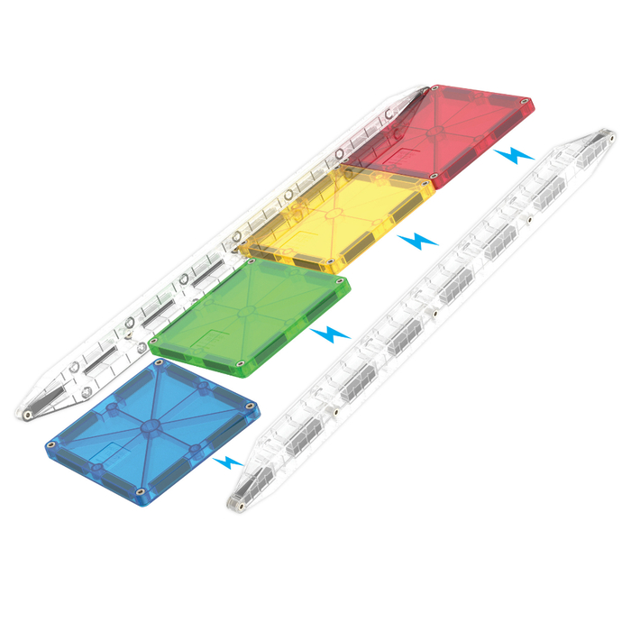 Magna-Tiles - RailRacers Marble Run, 33 pcs