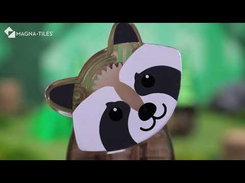 Magna-Tiles - Animaux de la forêt, 25 pièces