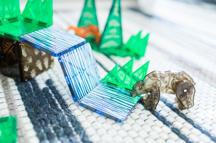 Magna-Tiles - Animaux de la forêt, 25 pièces